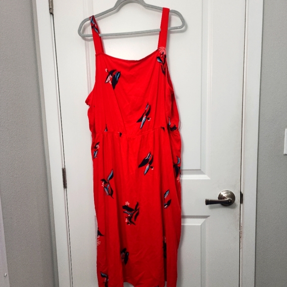 Ava & Viv Dresses & Skirts - 5/$30 Ava & Viv Red Flora Sleeveles Dress Size 3X